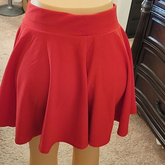 URBAN COCO WOMEN"S BASIC VERSATILE STRETCHY FLARED CASUAL MINI SKATER SKIRT - Picture 7 of 15